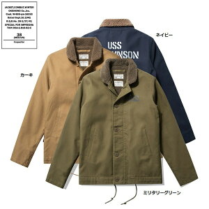 JUNGLE CROSS 11.5oz Deck Jacket �~���^���[�W���P�b�gUSS �t�@�[�� �����Y N-1 �f�b�L�W���P�b�g �{�A ���N�� �E�[����S~XXL