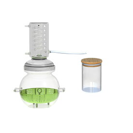 蒸留器 蒸留水 4000MLエッセンシャルオイル抽出蒸留装置水蒸留器精製器ラボガラス製品蒸留キット（エッセンシャルオイルセパレーター付き）ハイドロゾルムーンシャイン蒸留器 ph測定器 (セパレータ付き) セパレータ付き