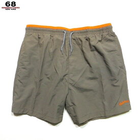 68&BROTHERS 68&ブラザーズ パンツ ボトムス Summer City Shorts w/emb Trim ショーツ オリーブ/M-XL