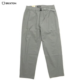 BRIXTON ブリクストン パンツ ボトムス STEADY CINCH TAPER X PANT イージーパンツ グレー/S-L