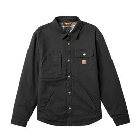 BRIXTON ブリクストン ジャケット アウター BUILDERS STRETCH FLANNEL LINED JACKET シャツジャケット ブラック/S-L