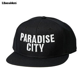 Liberaiders リベレイダース 帽子 キャップ PARADISE CITY CAP ブラック/FREE