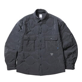 Liberaiders リベレイダース トップス シャツ QUILTED RIPSTOP NYLON SHIRT シャツジャケット グレー/S-XL