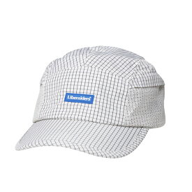 Liberaiders リベレイダース 帽子 キャップ GRID CLOTH CAP ナイロンキャップ ホワイト 格子柄/FREE