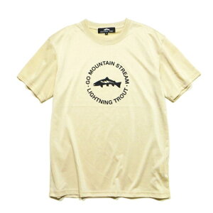 LIGHTNING TROUT ���C�g�j���O�g���E�g �g�b�v�X T�V���c �J�b�g�\�[ S/S DRY TEE �hGO MOUNTAIN STREAM�h �T���h�x�[�W��/M-XXL