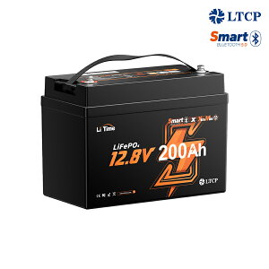 �y�V���i��XtraMini�T�C�Y�ōő�d�͗e�ʁzLiTime 12V 200Ah Xtra Mini �����_�S���`�E���C�I���o�b�e���[ Bluetooth�@�\�t�� BCI�O���[�v31�T�C�Y ���^ �y�� ����200A��BMS �ቷ�ی� �ő�4P4S�g���\ �G�l