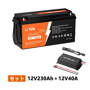 LiTime 12V 230Ah Plus _S`ECIobe[ 200ABMS ő2944WhGlM[ 10Ngp\ LiFePO4obe[ \[[dVXeARVALvA{[gAƒpGlM[
