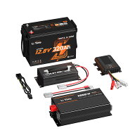 【4096Whサブバッテリーシステム※初心者向け】LiTime 12V 320Ah Mini リン酸鉄リチウムイオンバッテリー…