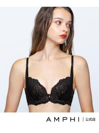 ワイヤーブラ(3/4カップ)(BLH310) AMPHI アンフィ インナー・ルームウェア ブラジャー ブルー[Rakuten Fashion]