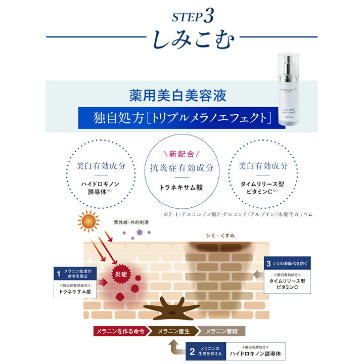 楽天市場】【10％OFF】アンプルール【美白美容液 化粧水 スポット美容 