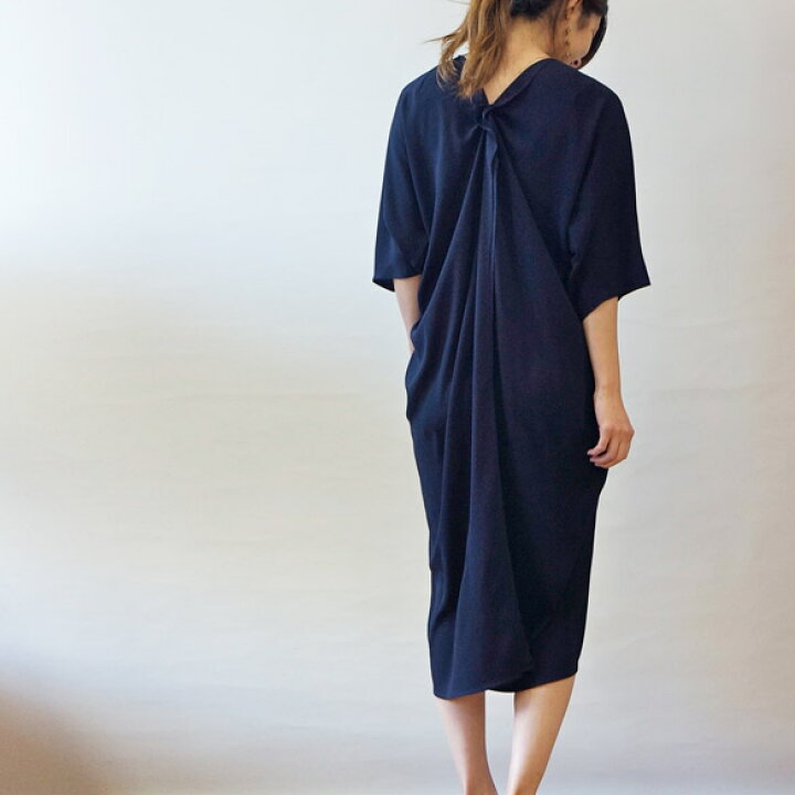 楽天市場 Support Surface サポートサーフェス バックドレープ ワンピース Ss006 送料無料 代引手数料無料 シンプル 無地 オケージョン 結婚式 パーティードレス 楽ギフ 包装 アンプルール ｖｅｒｙ店