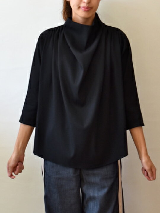 楽天市場】support surface サポートサーフェス ハイネックドレープ 七 