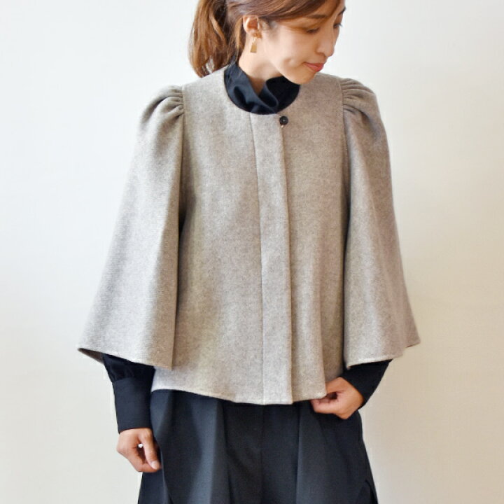 楽天市場】support surface サポートサーフェス 肩ギャザー ウール生地 