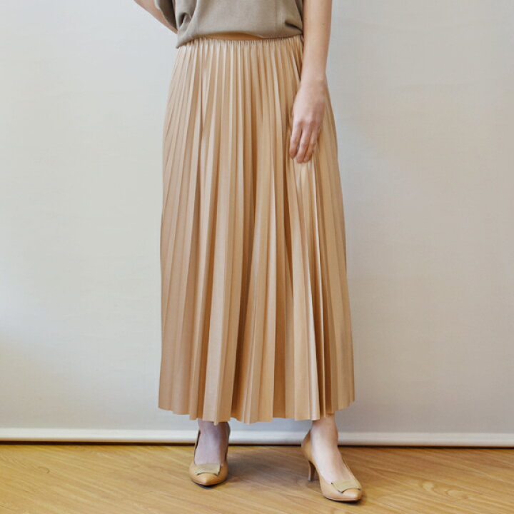 楽天市場】パシオーネ（PASSIONE）サテン生地 プリーツスカート (pa022  