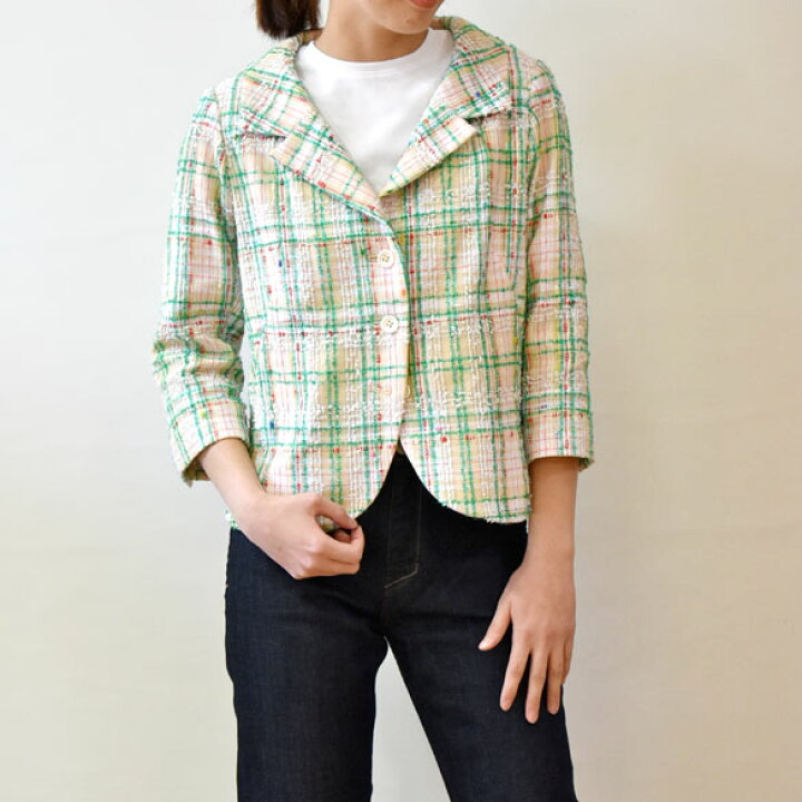 楽天市場】support surface サポートサーフェス 春ツイード ショート丈  