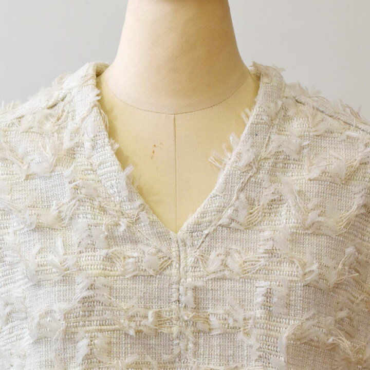 楽天市場】Maglia Plus（マリアプラス）シャギーツイード Vネック 
