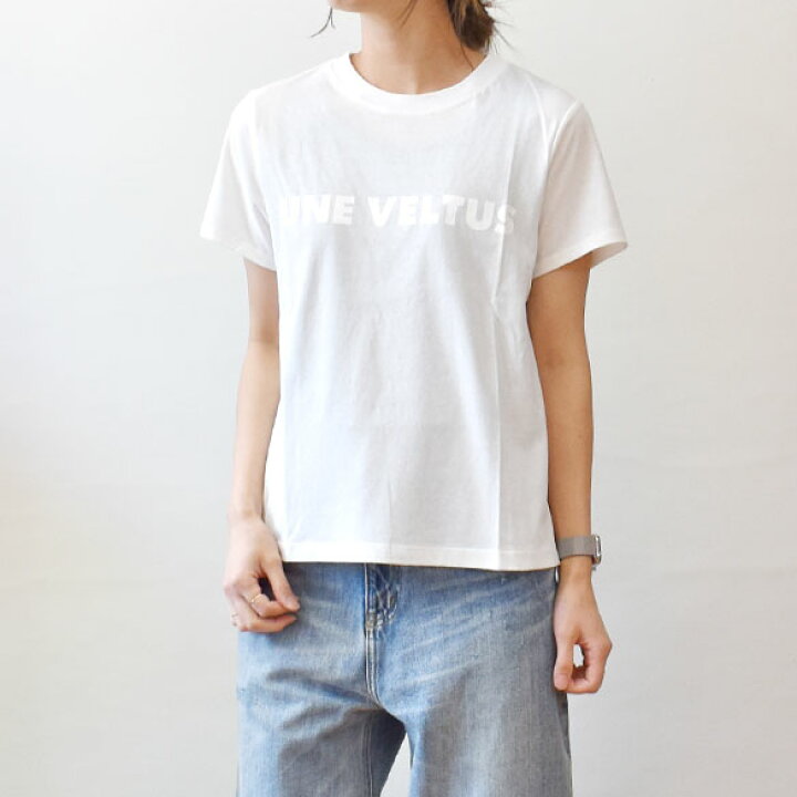 楽天市場】カフネ（cafune）ロゴプリント シャリ感 半袖Tシャツ(pa018 