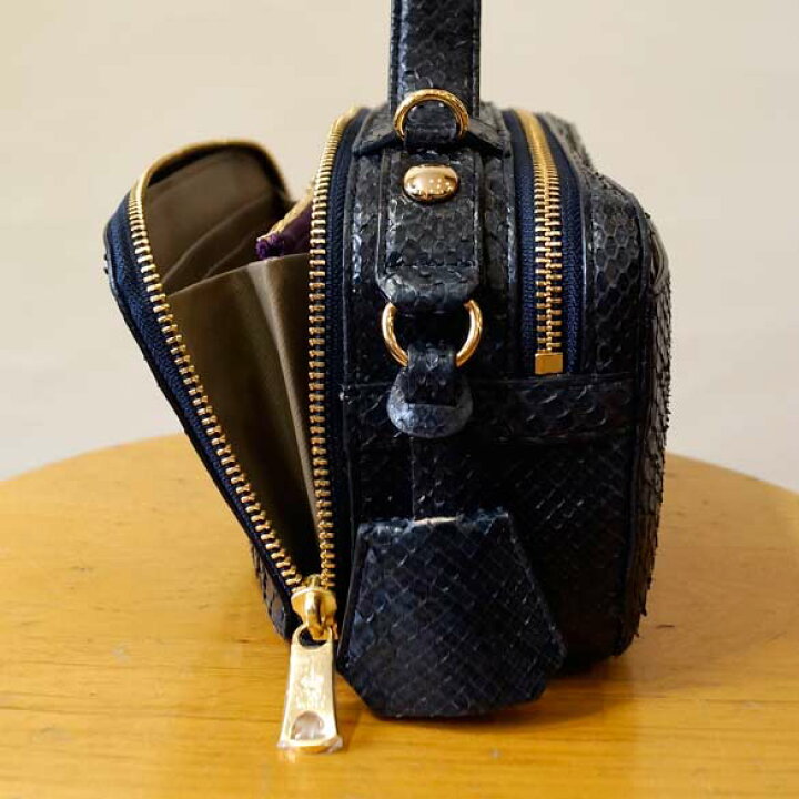 楽天市場】ADMJ パイソン スワロフスキー ウォレットバッグ(ad120  