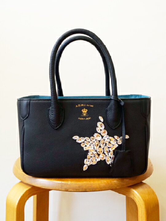 楽天市場】ADMJ スワロフスキー スター ミニトートバッグ(ad139)(送料  