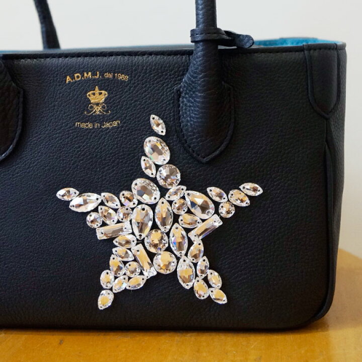 楽天市場】ADMJ スワロフスキー スター ミニトートバッグ(ad139)(送料  
