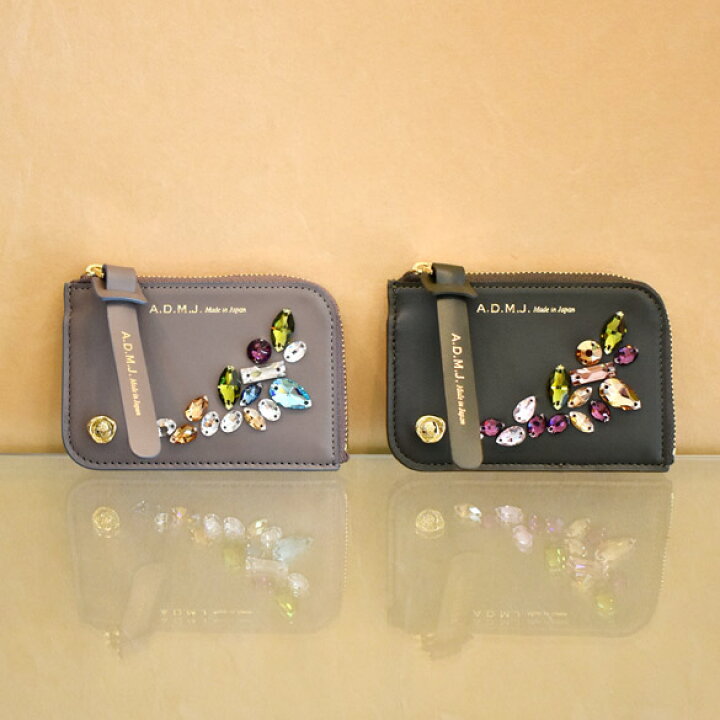 楽天市場】ADMJ VANITY/SWAROVSKI クリスタル付 カードケース(ad224 