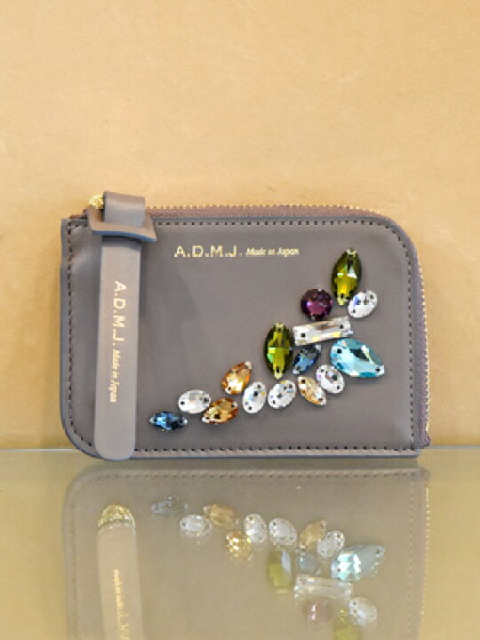 楽天市場】ADMJ VANITY/SWAROVSKI クリスタル付 カードケース(ad224 