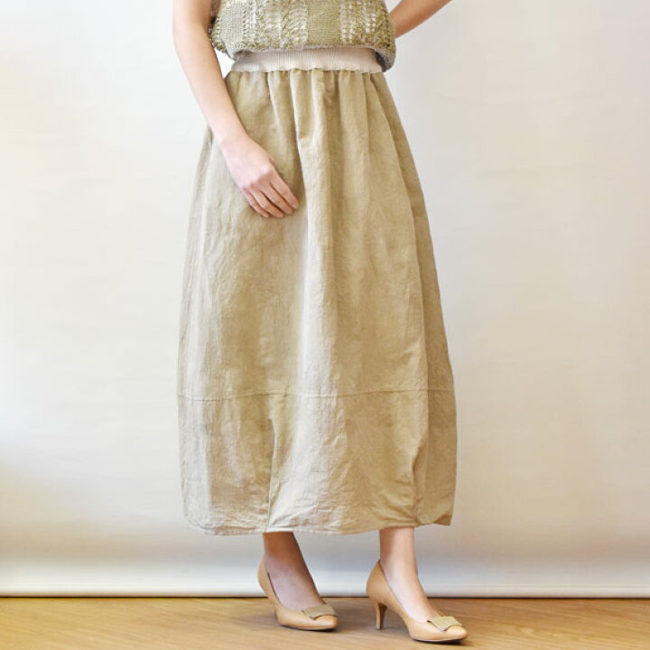 楽天市場】FUGA FUGA（フーガフーガ) ウエストゴム 綿麻生地 コクーン  