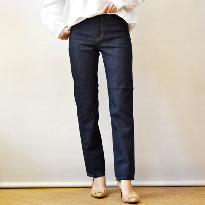 楽天市場】YANUK ヤヌーク ANNETTE ストレート ワンウォッシュデニム  