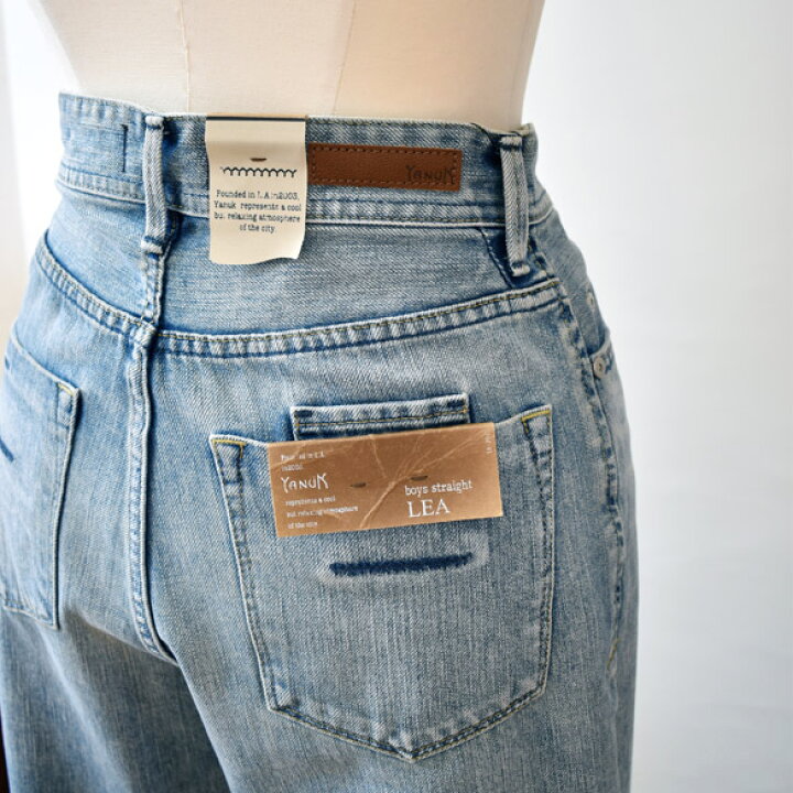 楽天市場】YANUK ヤヌーク Trick Denim ボーイズストレート LEA TVS 