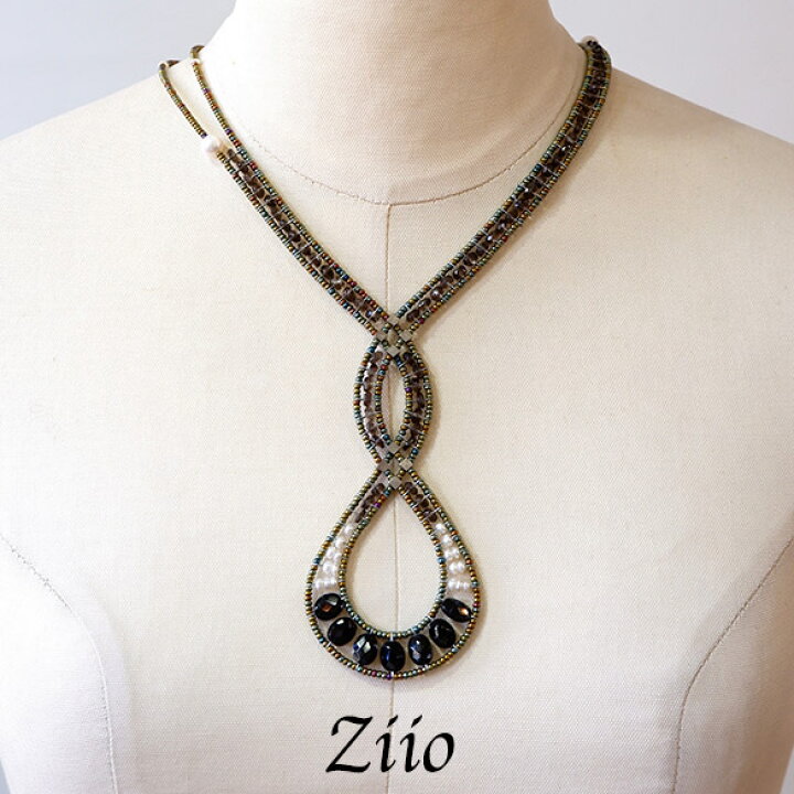 楽天市場】ziio ネックレス ジーオ ダブルループ 天然石アクセサリー 
