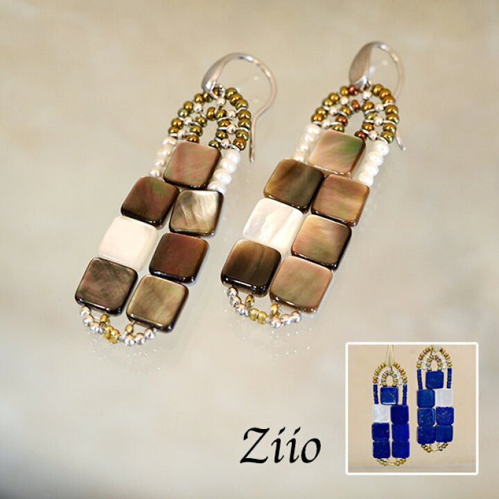 楽天市場】【即納・6月末予約】ziio ピアス ジーオ SEVEN 天然石 