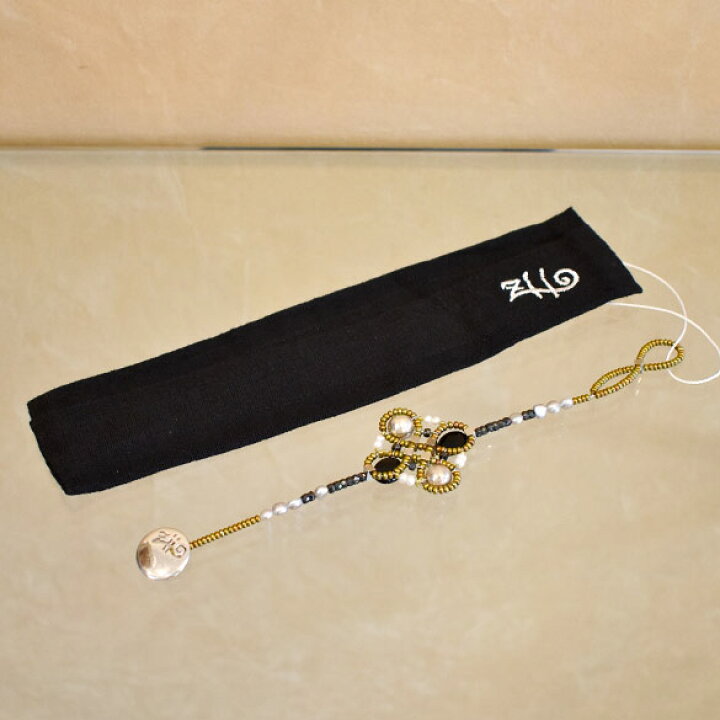 ziio ジーオKNOTT BRACELET ( BLACK WHITE )
