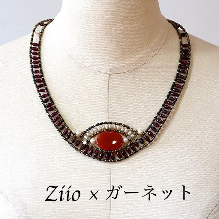 楽天市場】ziio ネックレス ジーオ ガーネット 天然石アクセサリー 