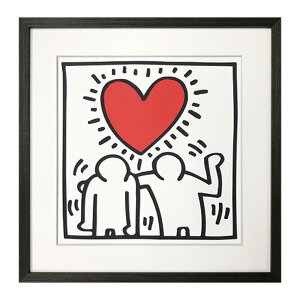 �yKeith Haring�z 2�T�C�Y �A�[�g�|�X�^�[ �t���[���t�� �|�X�^�[ �A�[�g�p�l�� �L�[�X�E�w�����O �G Wedding Invitation Untitled (be mine) �Ǌ|�� ������� �A�[�g�t���[�� �G�� �z�� �E�H�[���C���e���A