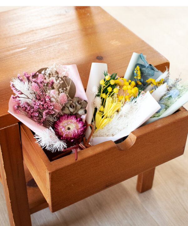 楽天市場 ドライフラワー ブーケ ミニブーケ 花束 スワッグ おしゃれ ピンク オレンジ イエロー 黄色 水色 ギフト プレゼント かわいい ミニ 小さめ インテリア 雑貨 プリザーブド 花 壁飾り ラッピング 誕生日 ナチュラル Kotaba Su おしゃれ照明のampoule