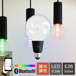 yPhilips Huez LEDd X}[gCg LED d E26 6.5W {[ tBg Ɩ   F dF F tJ[ X}z Bluetooth Wi-Fi {Ki ANTΉ ȃGl _ V