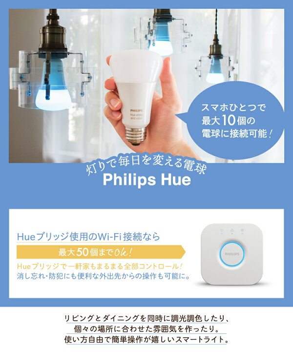 楽天市場】【Philips Hue】 スマートライト ブリッジ LED電球 LED 電球 