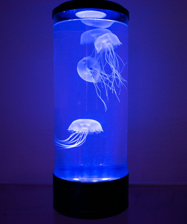 楽天市場 本日限定 P5倍 アクアチューブ クラゲ アクアリウム Led 水槽 ブラック ホワイト アクア Led 癒しグッズ ギフト プレゼントig おしゃれインテリアのampoule