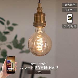 ygram eightz LEDd X}[gCg LED d E26 5W  tBg F X}z Bluetooth Wi-Fi Av X}[gXs[J[ SmartLifeΉ OGCg {[