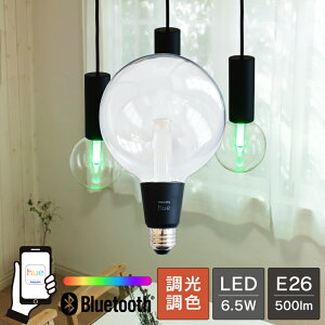 yPhilips Huez LEDd X}[gCg LED d E26 6.5W {[ tBg Ɩ   F dF F tJ[ X}z Bluetooth Wi-Fi {Ki ANTΉ ȃGl _ V