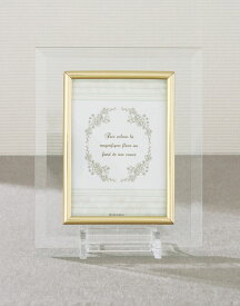 フォトフレーム おしゃれ 写真立て ポストカード ハガキサイズ ゴールド Glass インテリア 雑貨 インテリアフレーム シンプル ガラス ギフト プレゼント 記念日 キシマ kishima