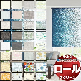 【最大ポイント23倍＋クーポン】タチカワブラインド オーダー ロールスクリーン ラルクシールド デザイン 無地 遮光 レース スダレ 価格交渉