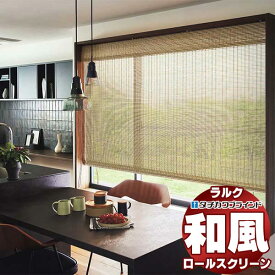【最大ポイント23倍＋クーポン】タチカワブラインド オーダー ロールスクリーン ラルクシールド スダレ調・スダレ 匠(たくみ) RS-1668〜1669