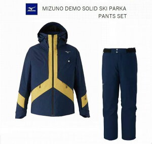 ~Ym XL[EFA 2026 MIZUNO DEMO SOLID SKI PARKA PANTS SET Z2MEC321 jZbNX WPbg pc Zbg ubNACXlCr[