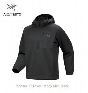 A[NeNX ARC'TERYX Konseal Pullover Hoody Men Black RV[ vI[o[ t[fB Y Ki X000008443
