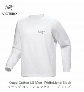 �A�[�N�e���N�X ARC'TERYX Kragg Cotton LS M WhiteLight/Bk X000009714 �N���b�O �R�b�g�� �����O�X���[�u �����Y ����T