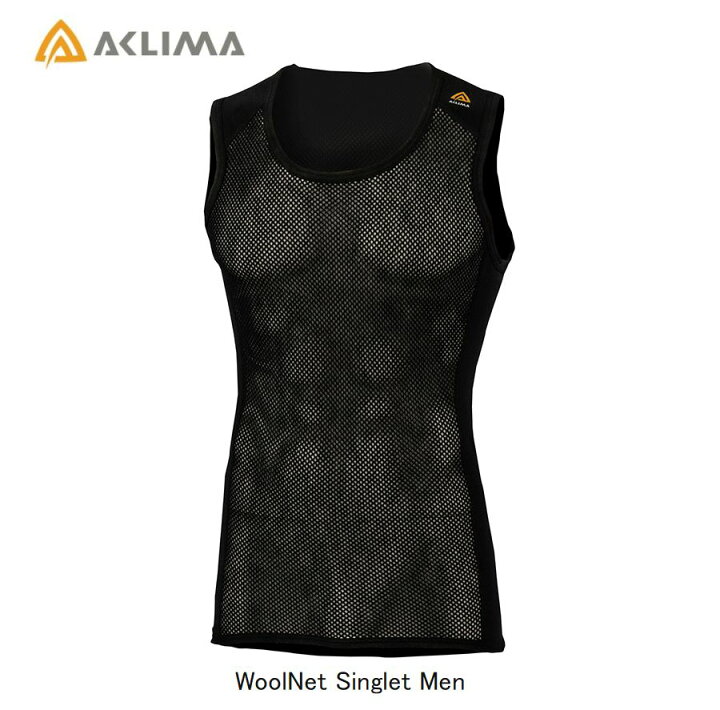 楽天市場】アクリマ ACLIMA WoolNet Singlet Men ウールネット 