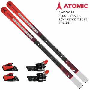 アトミック スキー板 2023 ATOMIC REDSTER G9 FIS REVOSHOCK M I 193 + ICON 24 レーシング ビンディングセット