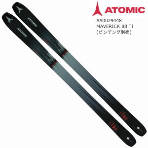 アトミック スキー板 2023 ATOMIC MAVERICK 88 TI Metallic Green Red オールマウンテン ロッカー 板のみ