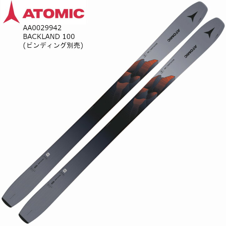 楽天市場】アトミック スキー板 2024 ATOMIC BACKLAND 100 バック 